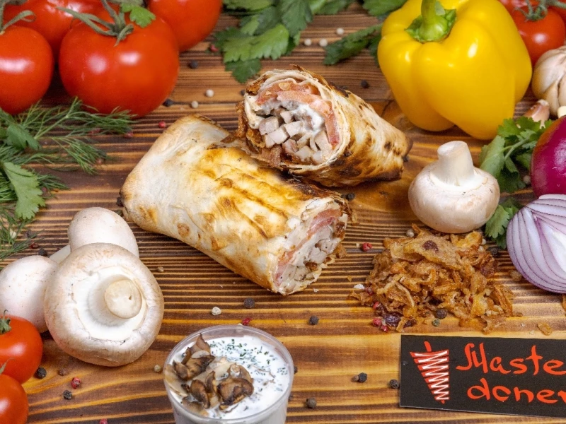 Говядина с белыми грибами