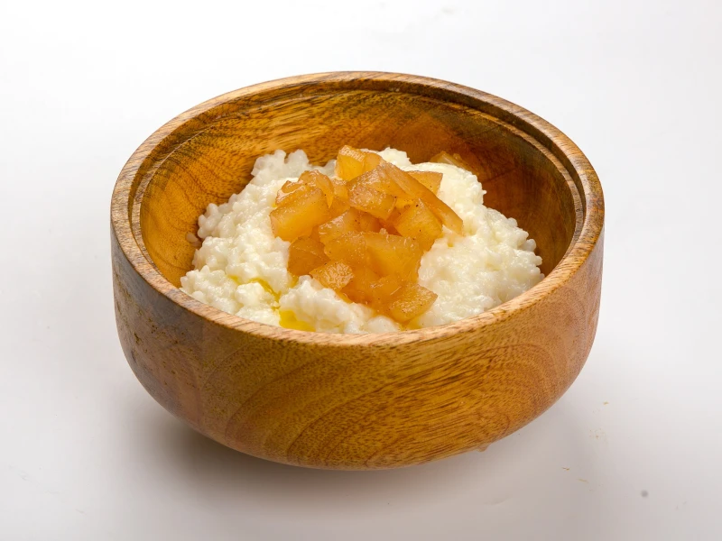 Каша рисовая с яблоком 