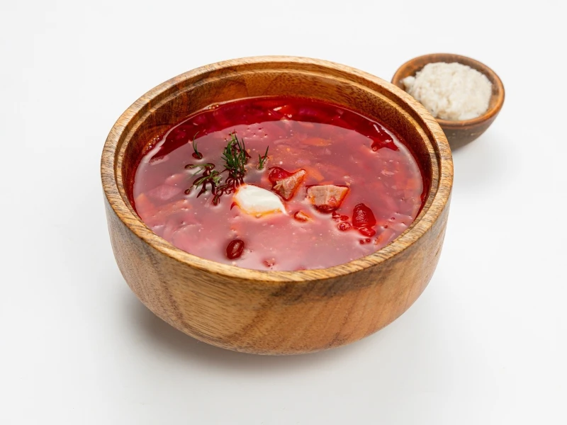 Борщ Сибирский с фасолью и мясом 