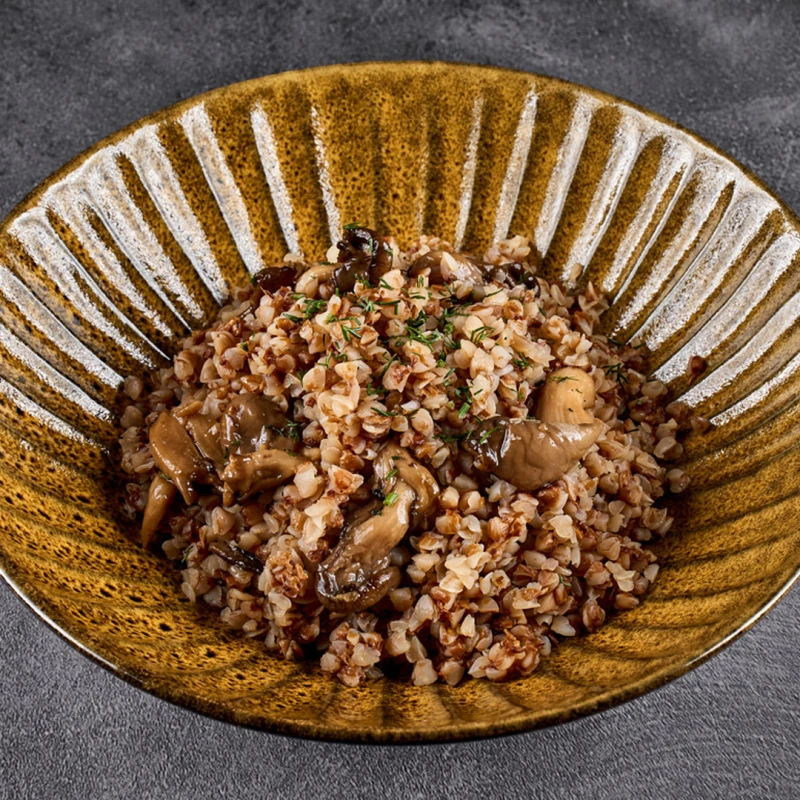 Гречка с грибами