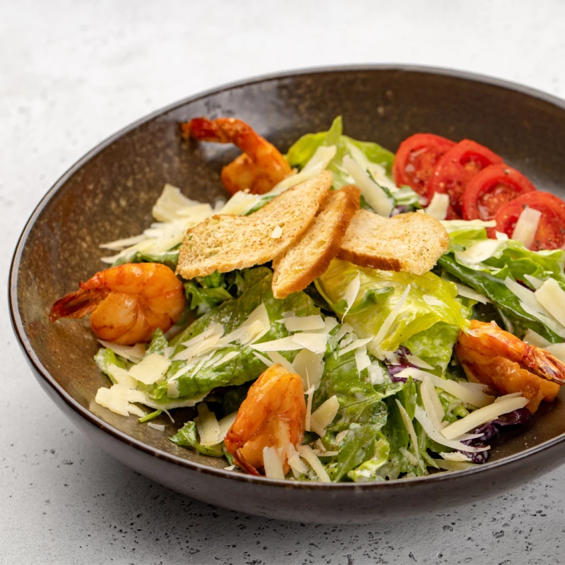 Цезарь с креветками