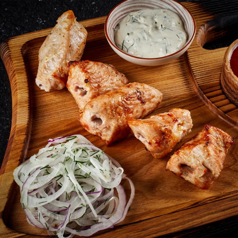 Шашлык из куриного филе