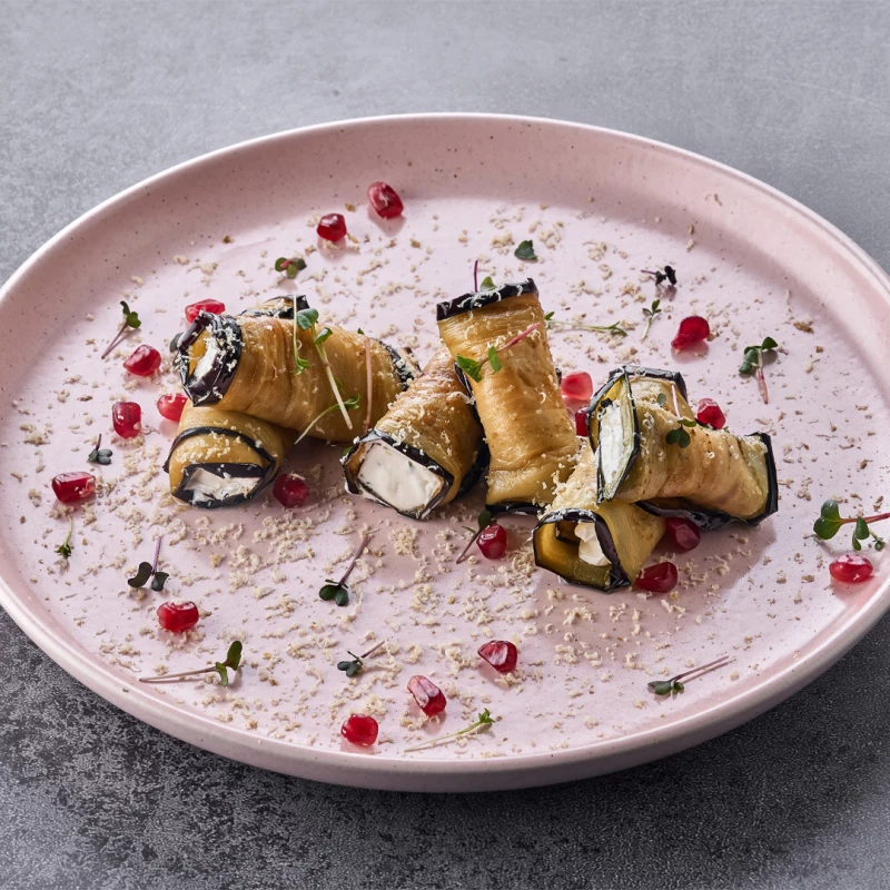 Рулеты из баклажанов