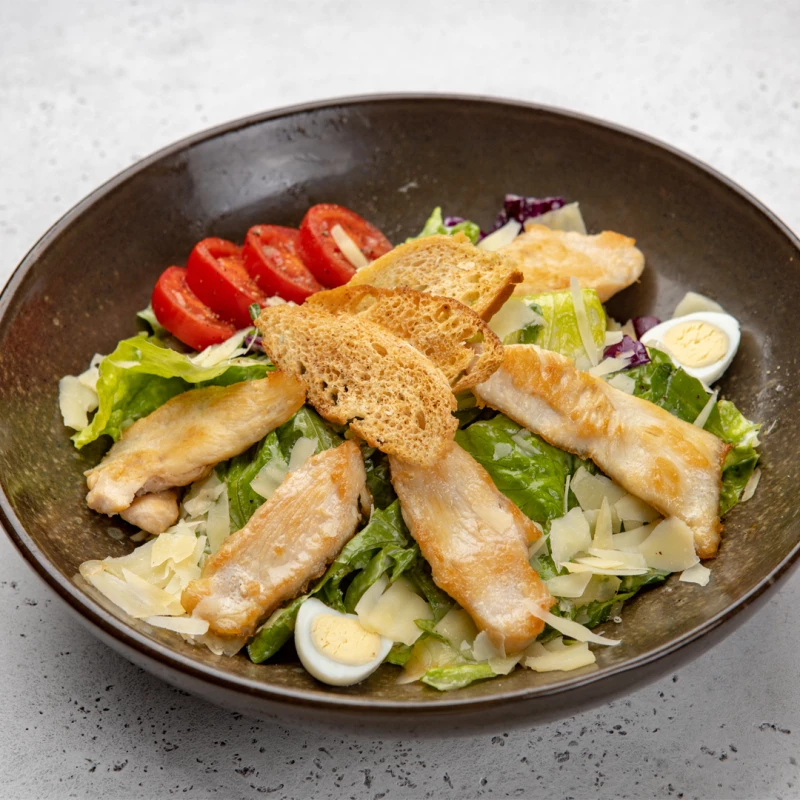 Цезарь с курицей