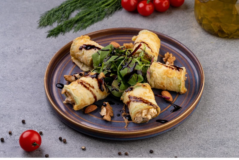 Рулетики из кабачков