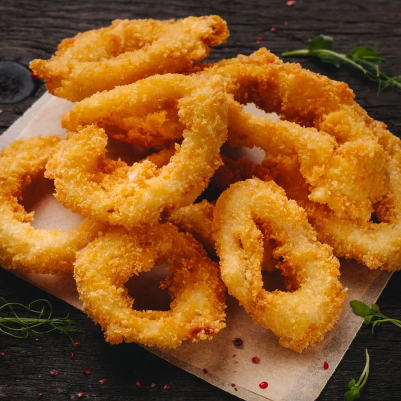 Кальмары в панировке