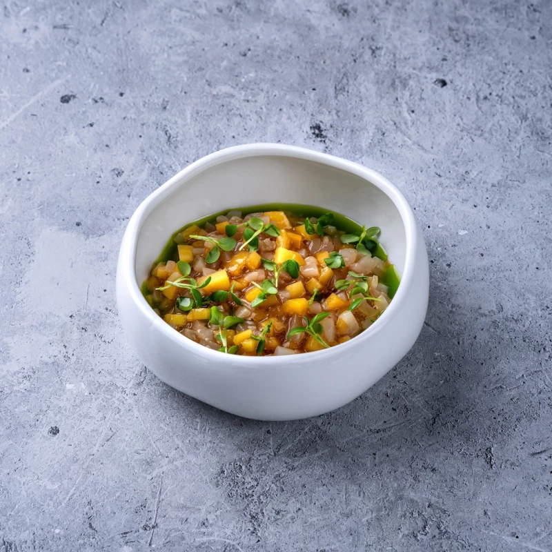 Тартар из гребешка