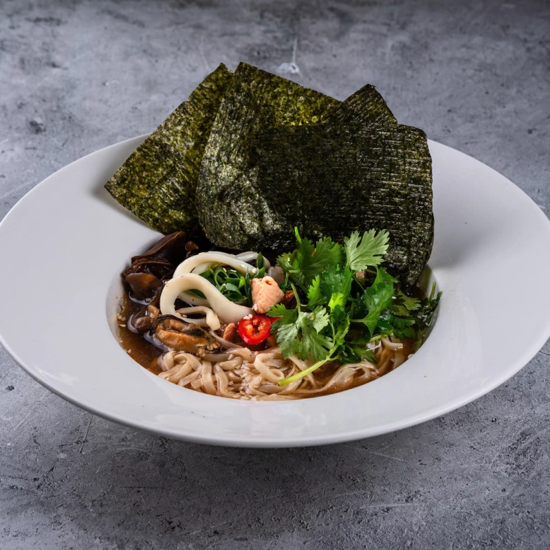 Рамен с морепродуктами