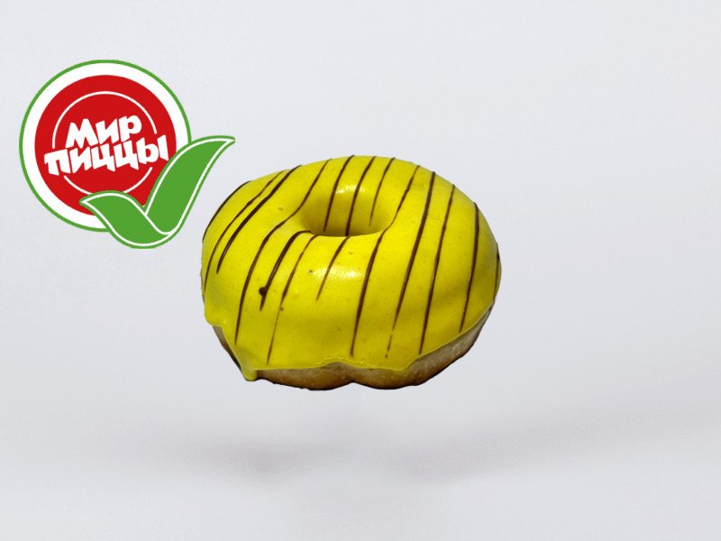 Донат с бананом