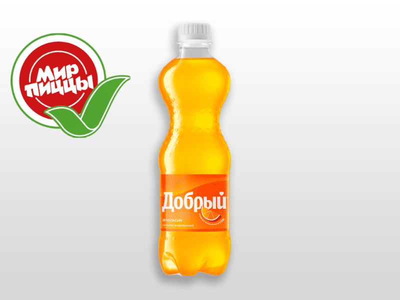 Лимонад Добрый Апельсин 0,5 л