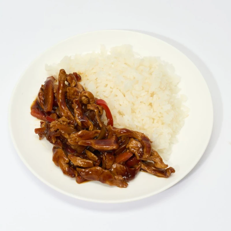 Поджарка из курицы с рисом