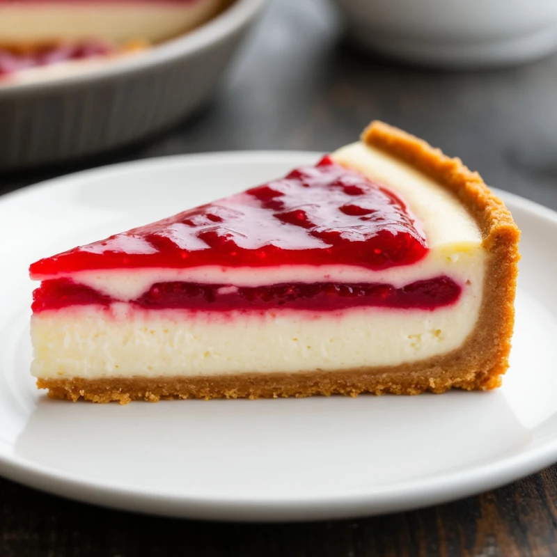 Чизкейк малина