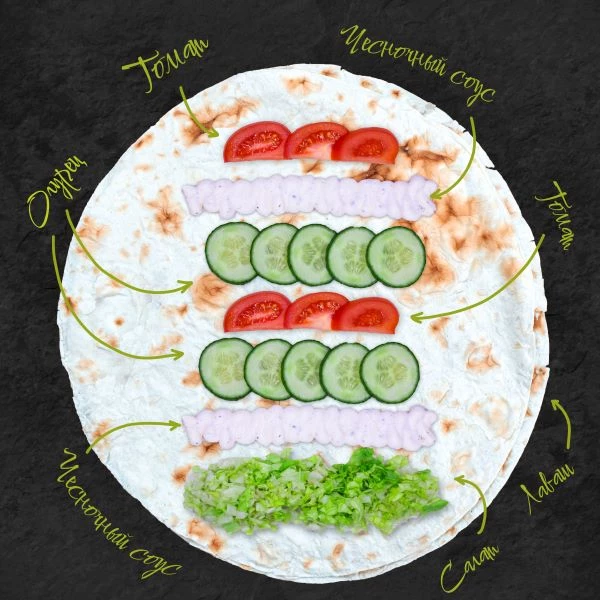 Овощная шаурма