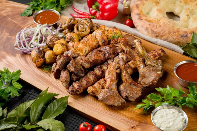 Баранина на мангале