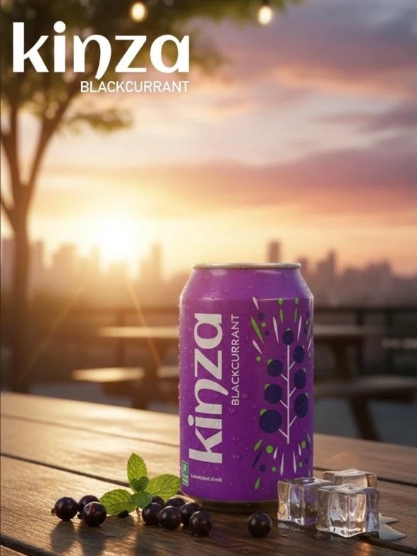 KINZA Blackcurrant 0,320мл ж/б, шт