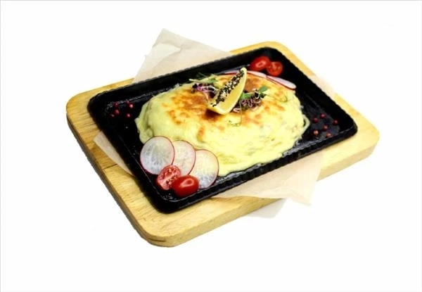 Судак под сырной корочкой