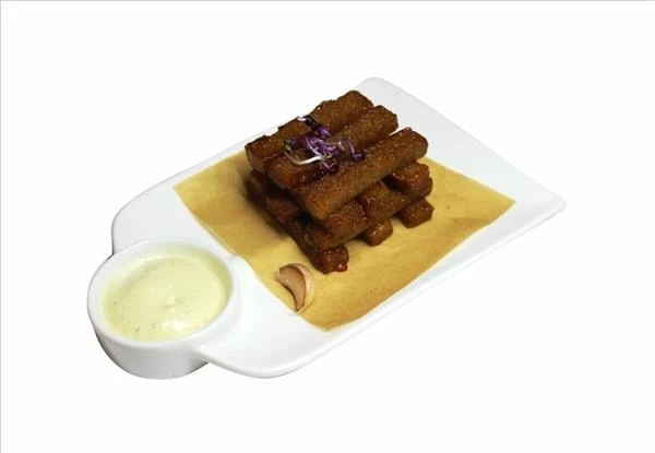 Гренки в соусе сладкий чили