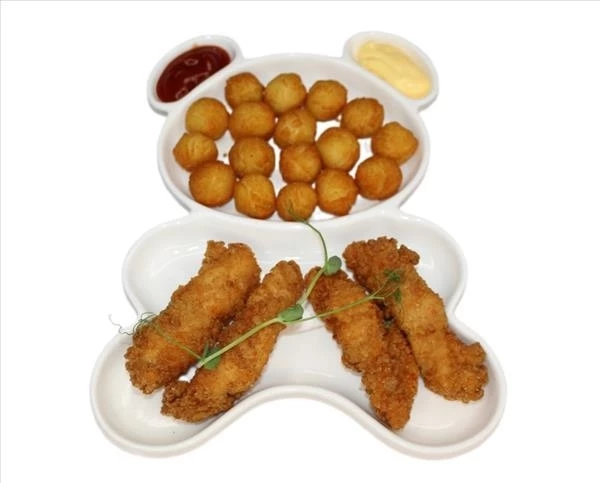 Картофельные шарики/куриные стипсы 260 гр