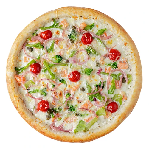 С лососем и брокколи