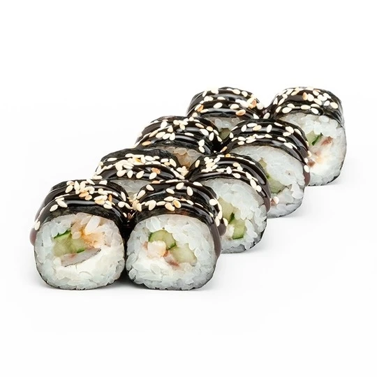 Маки с угрём