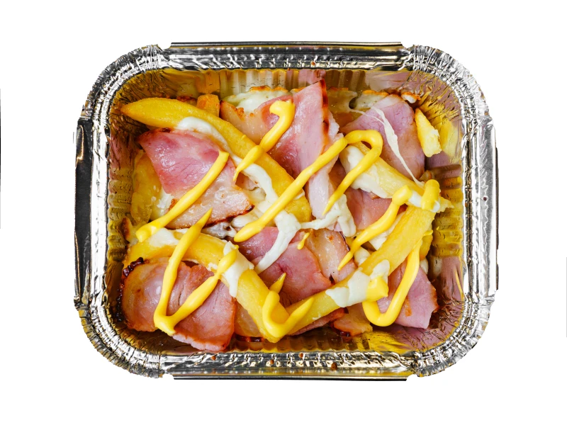 Картофель фри с беконом