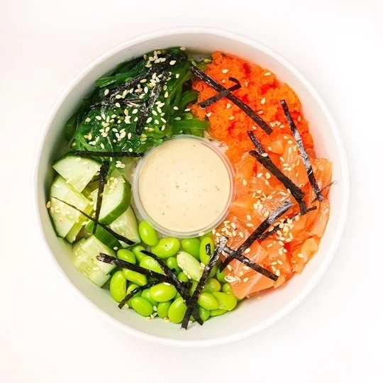 Поке с лососем