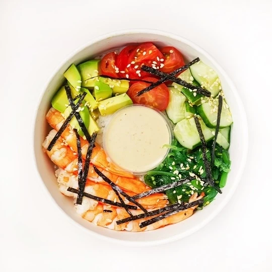 Поке с креветкой