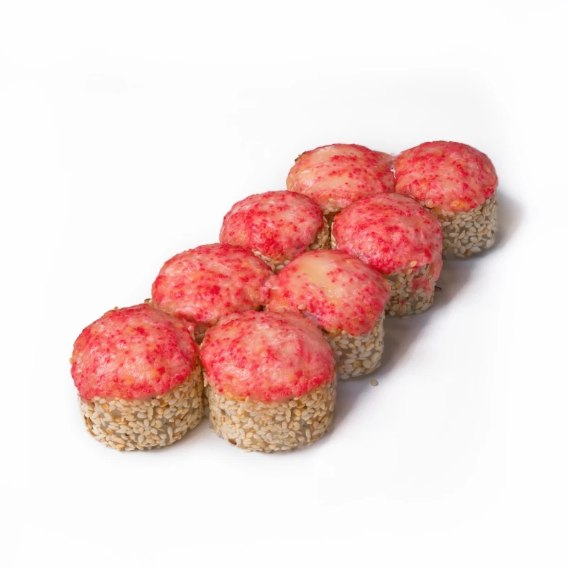 Запечённый с креветкой и масаго