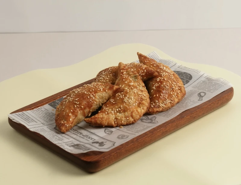 мини чебуреки с сыром и шпинатом
