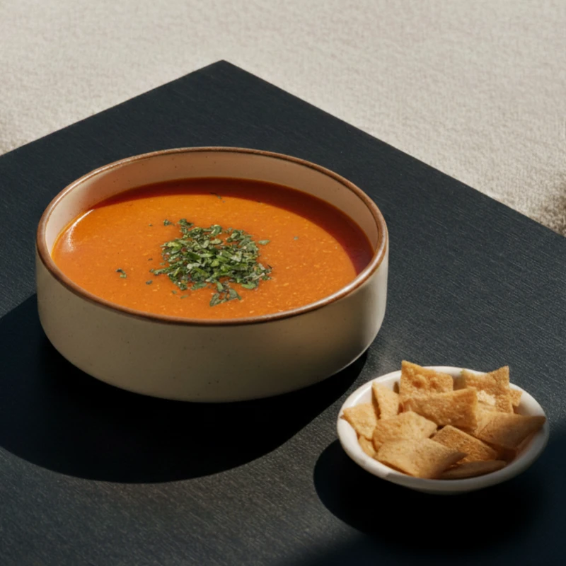 Smoky Tomato Bacon Soup