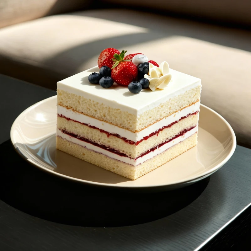Vanilla Berry Cake