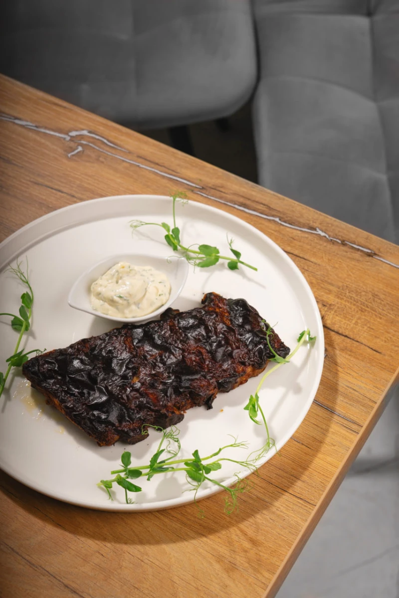 Свиные ребра в соусе барбекю