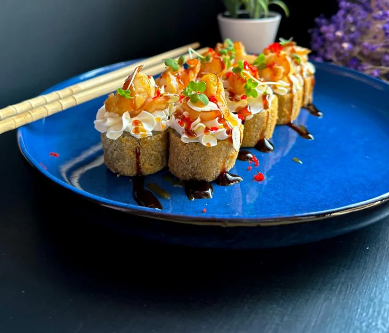 Темпура-ролл с креветкой