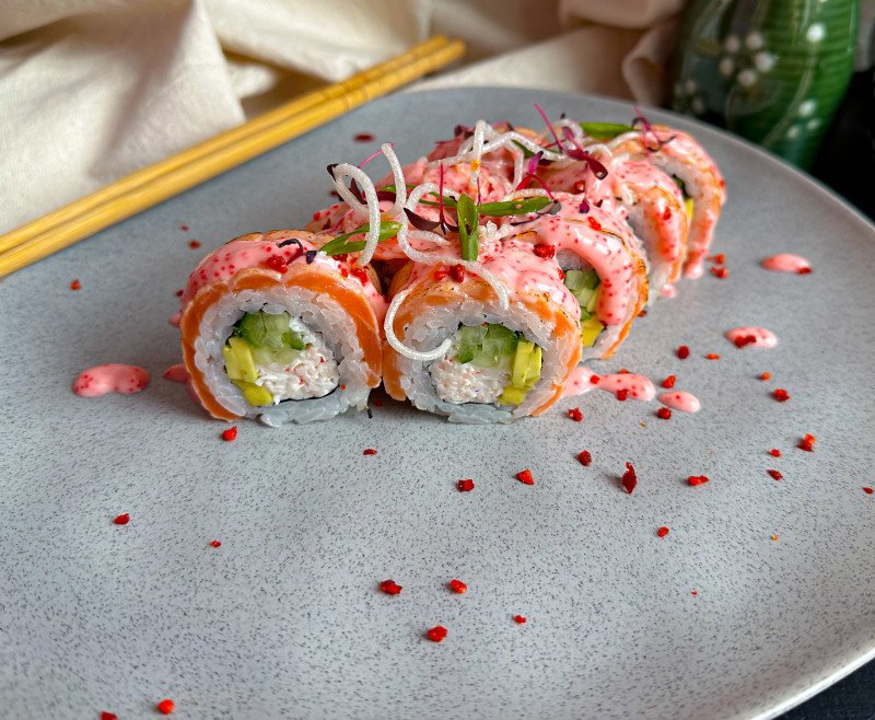 Опаленная Фила с крабом