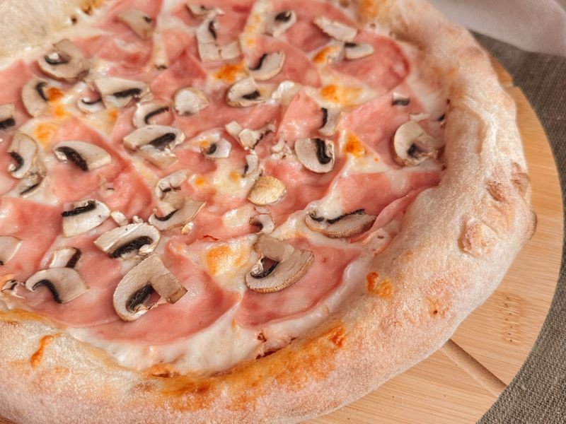 Ветчина и грибы 25см