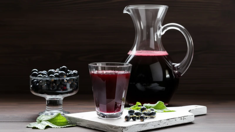 Морс из черной смородины 1л