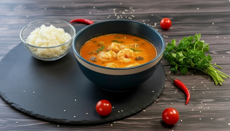 Том Ям с креветками