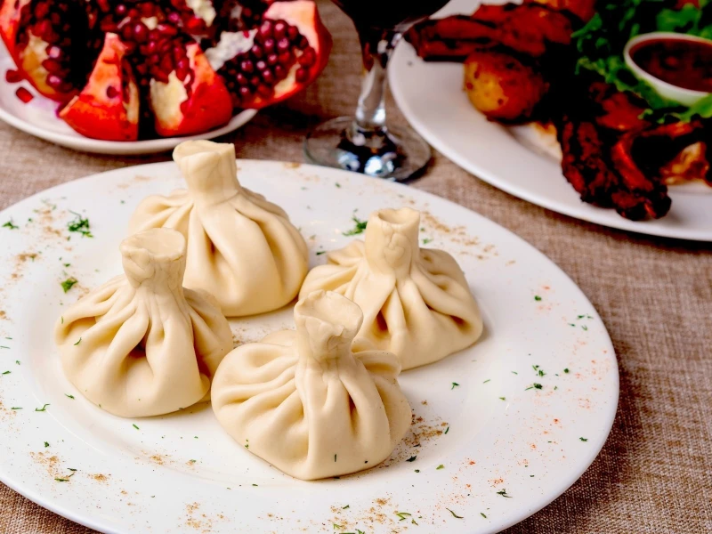 Хинкали вар. 1 шт свинина/говядина