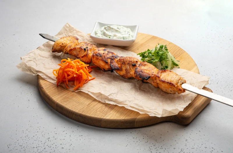 Шашлык из куриного филе