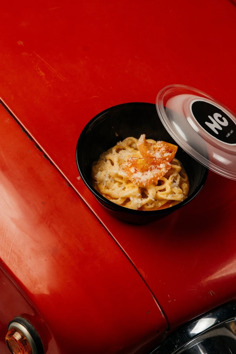 Тальятеле с креветкой 