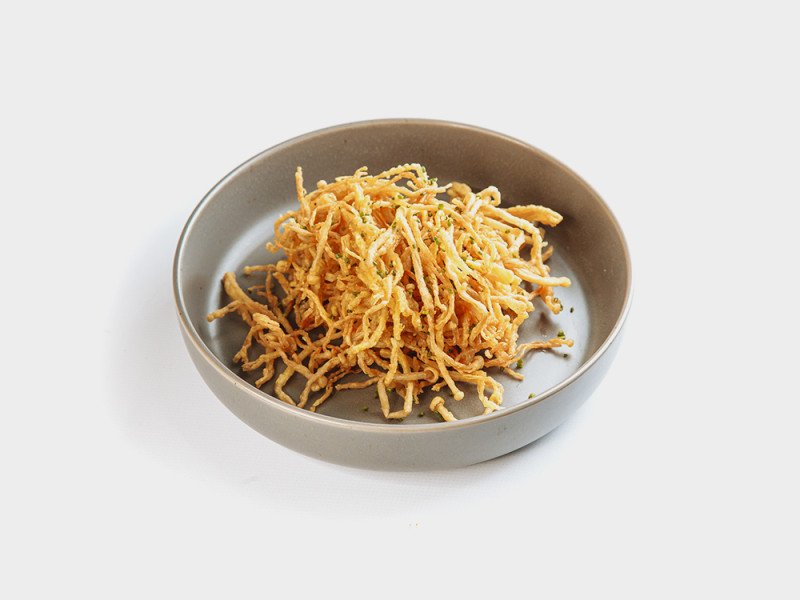 Жаренные фри эноки