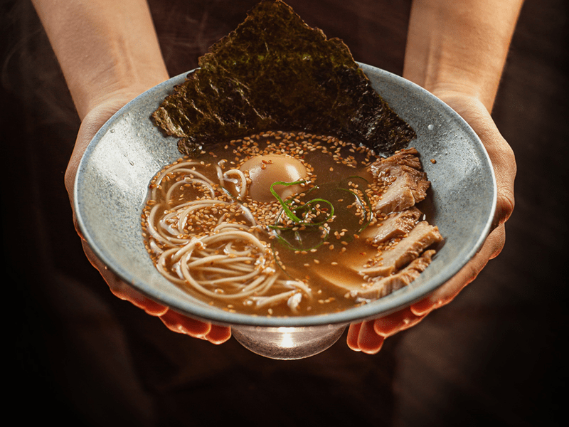 Рамен с курицей 