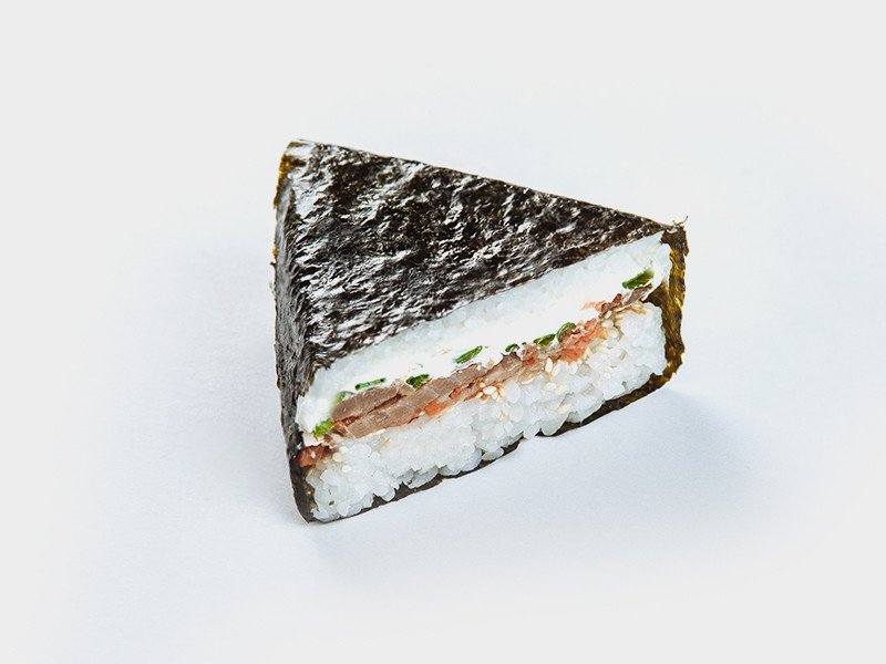 Онигири сяке терияки