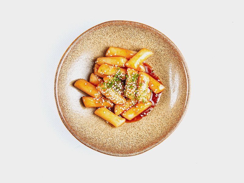 Ттокпокки жареные 