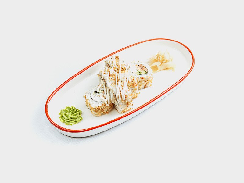 Хрустим с лососем 