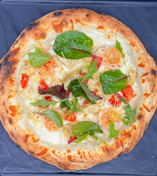 Пицца Курочка с Креветками 28 см