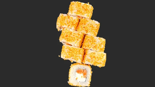 Лосось с кунжутом ким чи