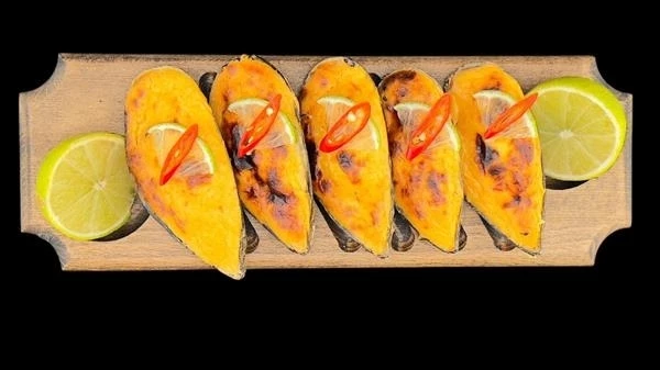 Запеченые Мидии " ТОМ ЯМ "