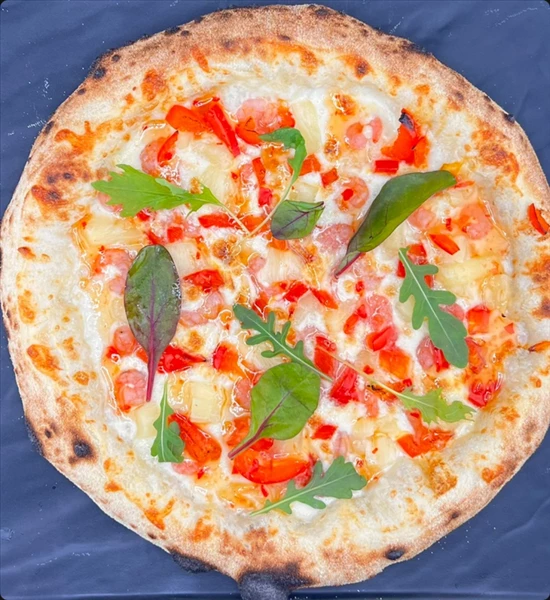 Пицца Креветка с Ананасом 28 см