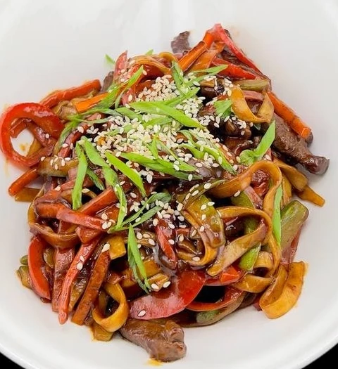 Удон с говядиной